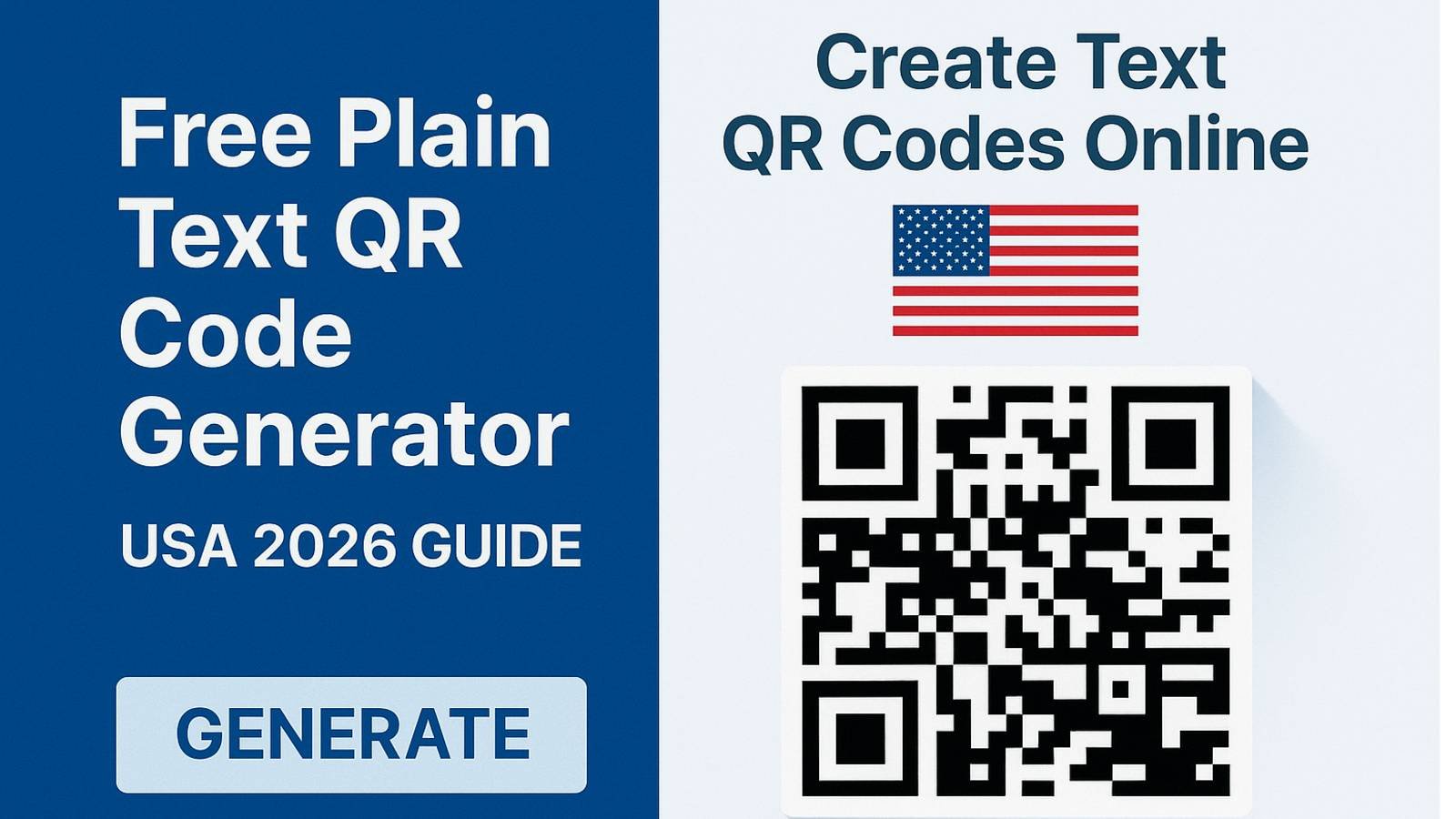 Best Free Plain Text QR Code Generator Online (Instant & No Login) – USA 2026